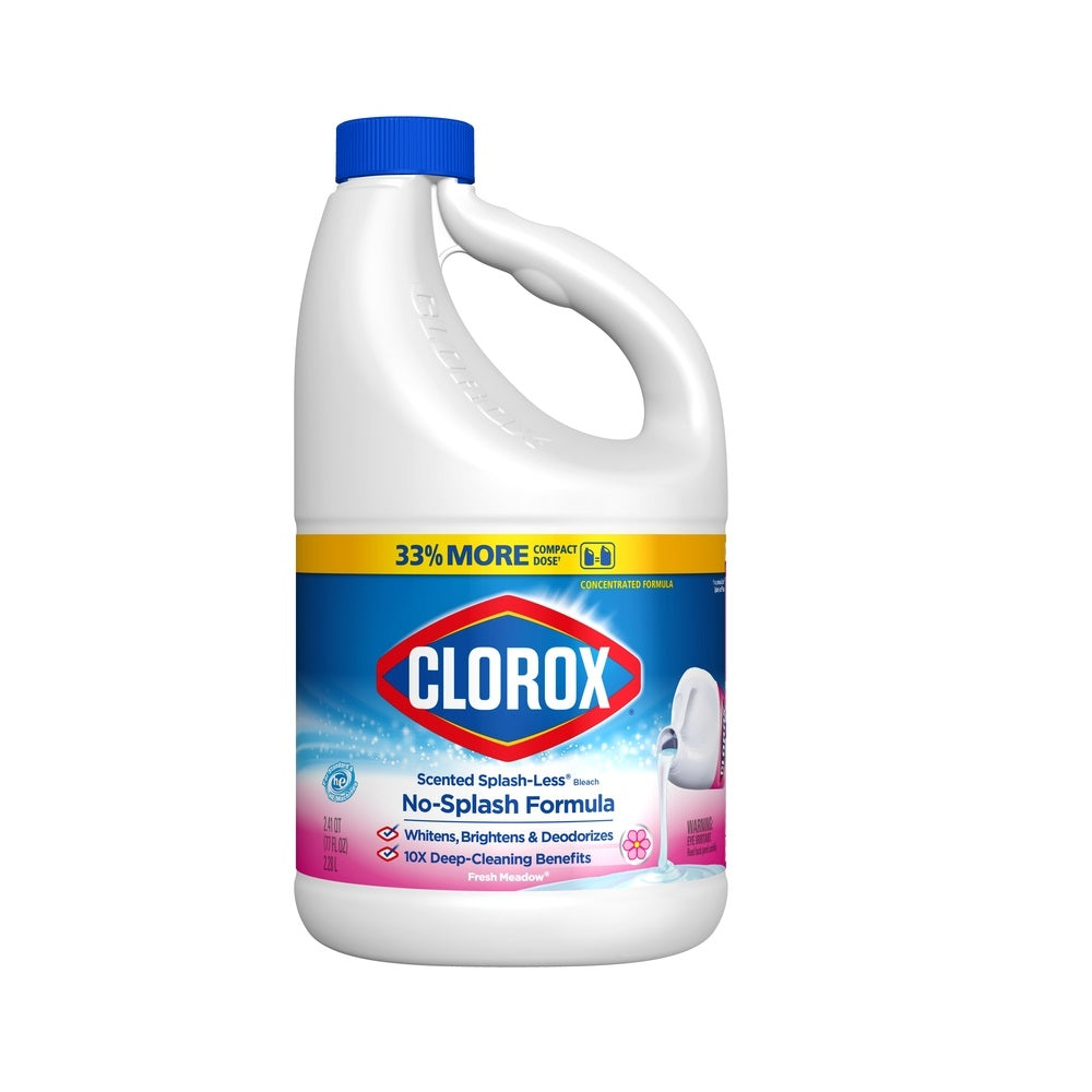 Clorox 32387 Splash-Less Bleach, 77 Oz