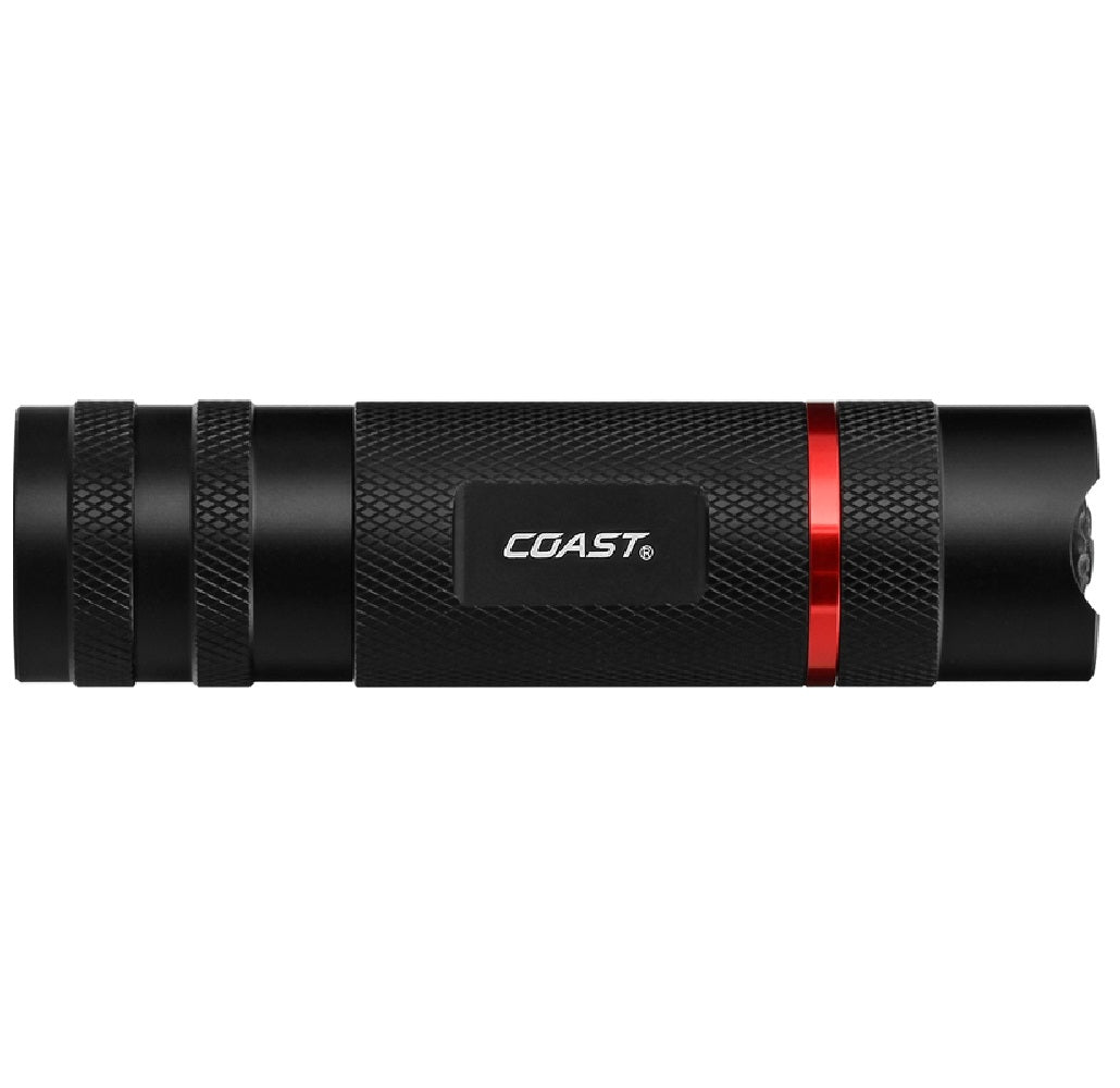 Coast 21664 AAA LED Flashlight, Black, 370 Lumens