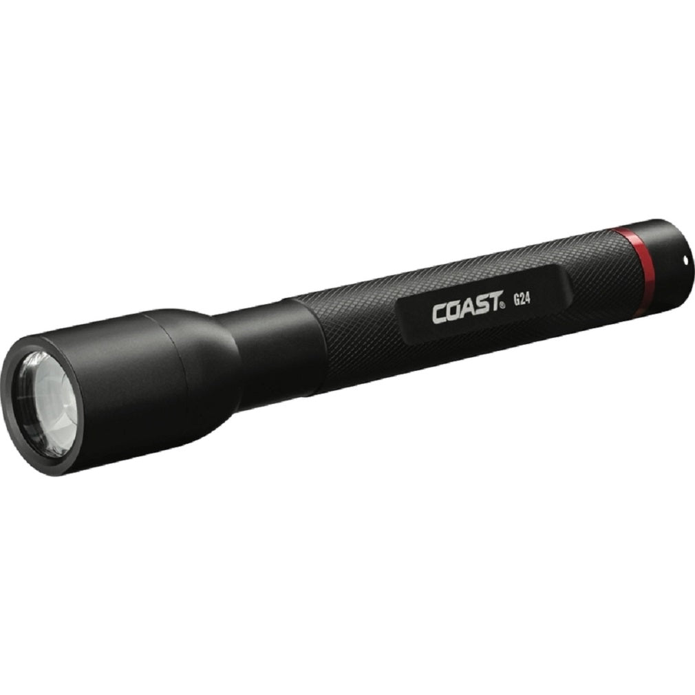 Coast 30119 G24 LED Flashlight, Aluminum, Black