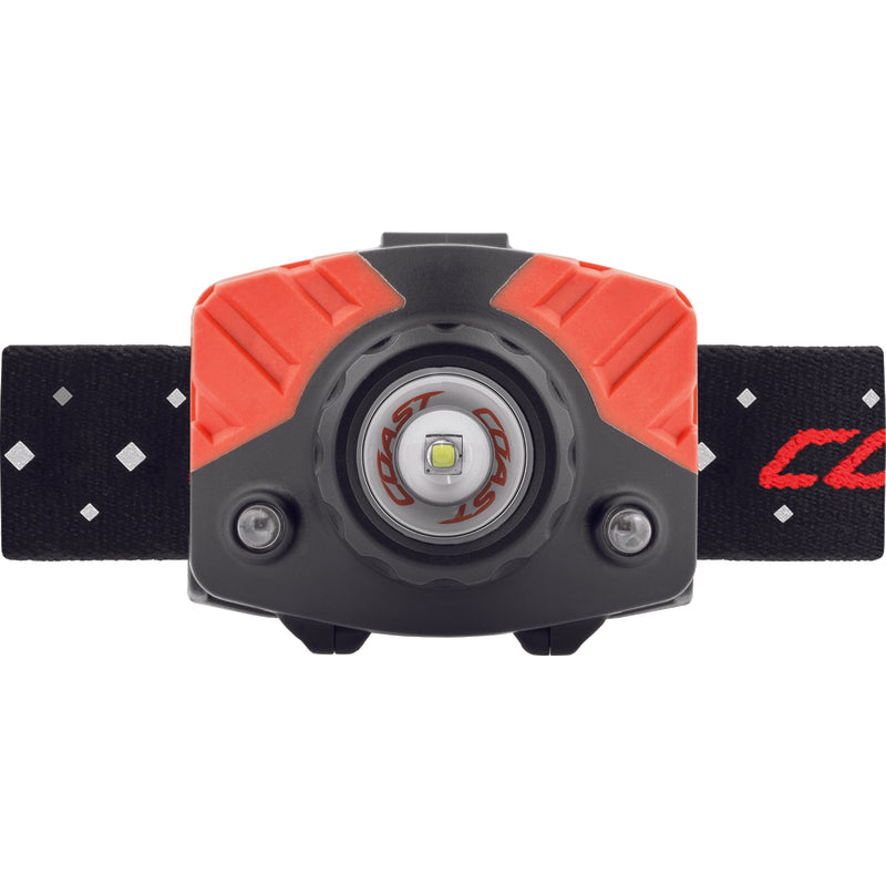 Coast 20485 Head Lamp, Black/Red, 400 lumens