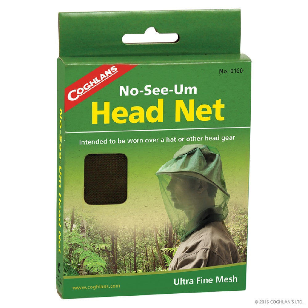 Coghlans 0160 No-See-Um Head Net, Green