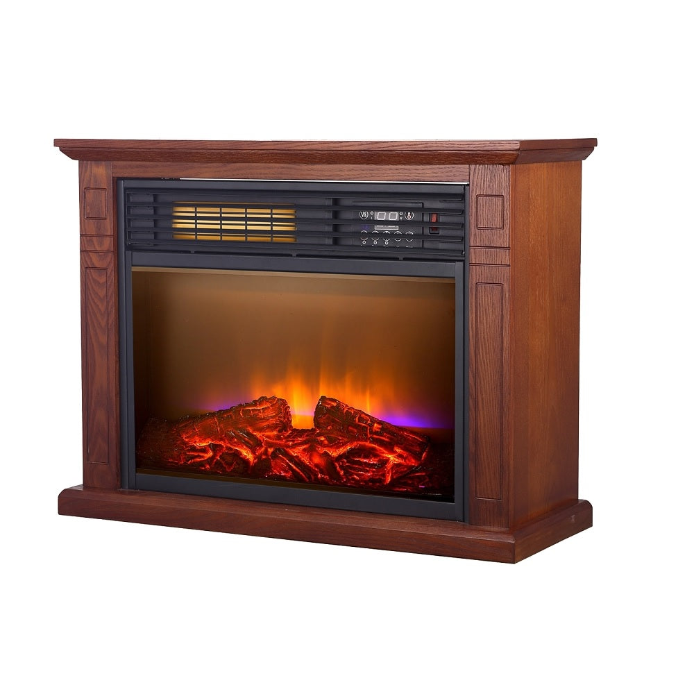 Comfort Glow QF4570R Real Flame Electric Fireplace, 4600 BTU Heating
