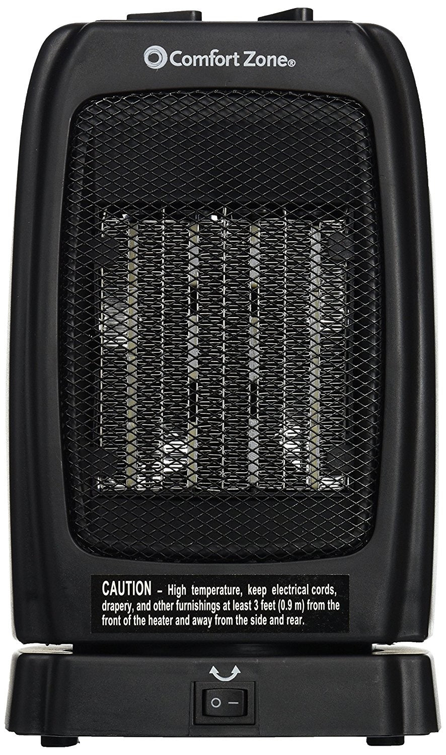 Comfort Zone CZ448 Oscillating Ceramic Fan-Forced Heater, 750/1500 Watts