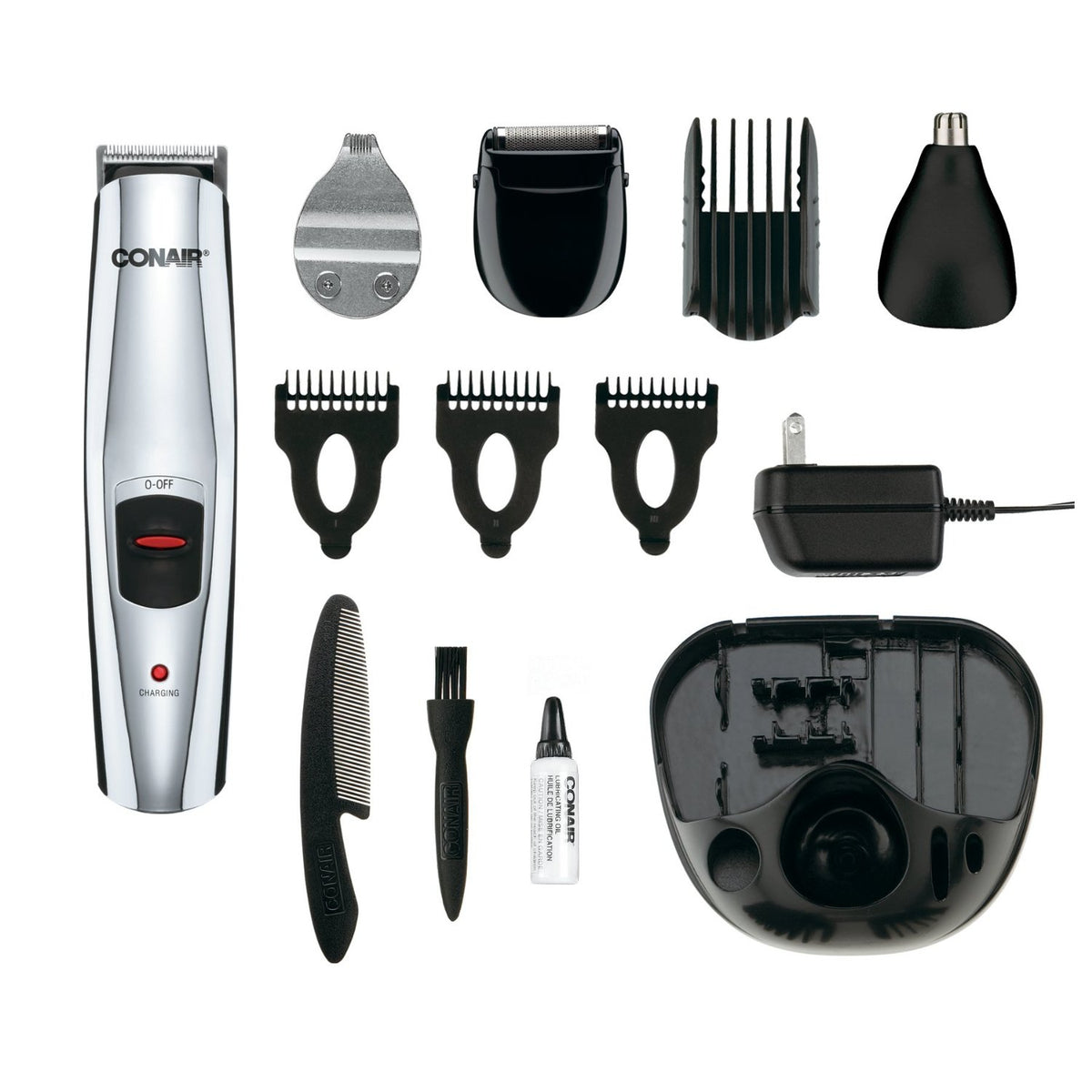 Conair GMT189CGB All-In-One Beard And Mustache Trimmer, 13 piece