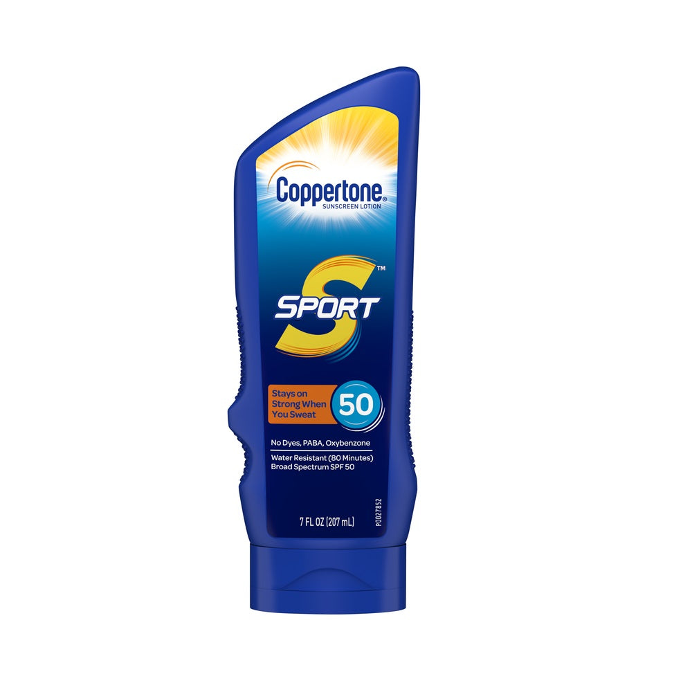 Coppertone 85584227 Sport Sunscreen Lotion, 7 Oz