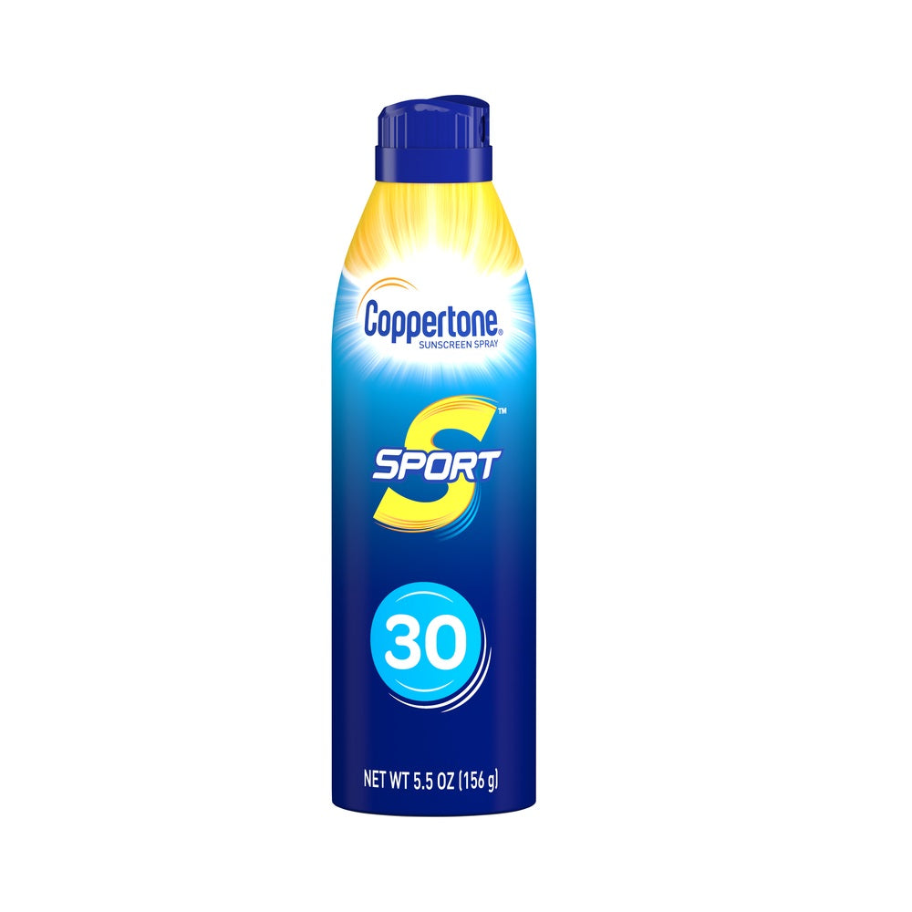 Coppertone 85573284 Sport Sunscreen Spray, 5.5 Oz