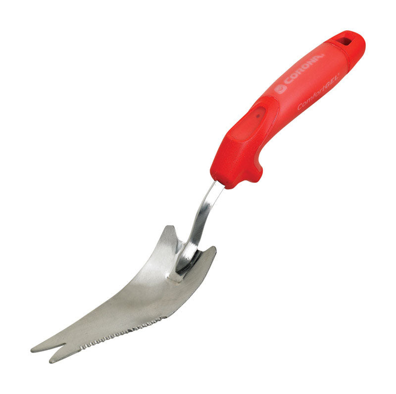 Corona CT 3354 ComfortGEL Ergonomic Handle Weeder, Polymer, Red, 7"
