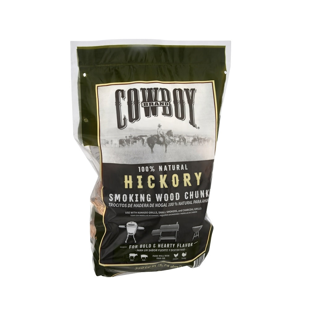 Cowboy 52130 Charcoal Smoking Chunk, Wood, 350 cu-in