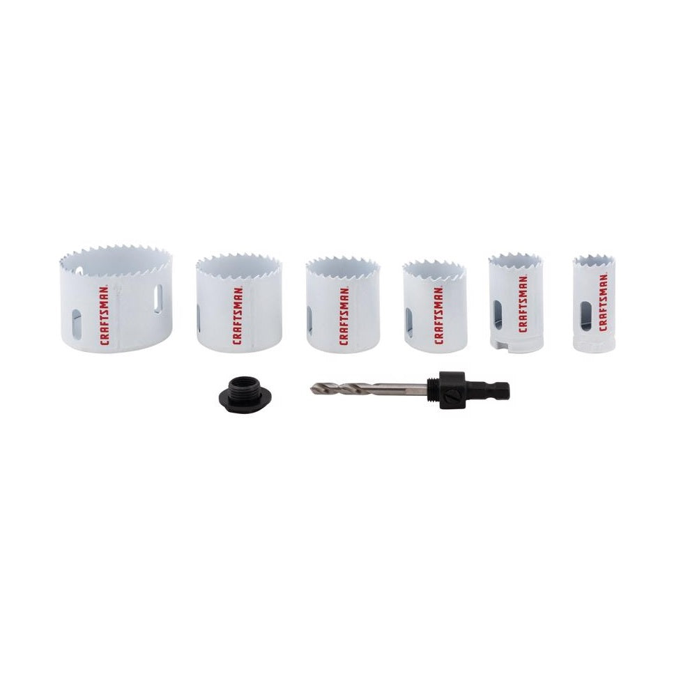 Craftsman CMAH1SET7 Hole Saw Kit, Bi-Metal
