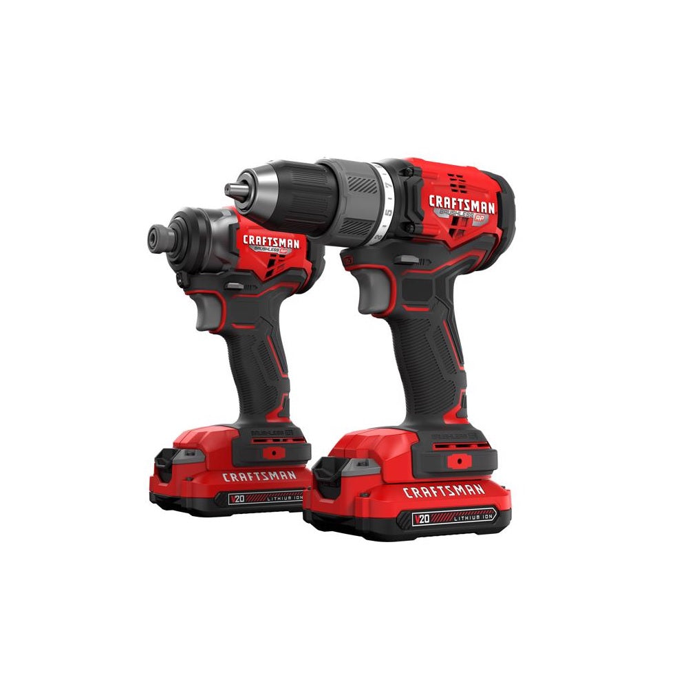 Craftsman CMCK211C2 V20 Cordless Combo Kit, 20 Volt