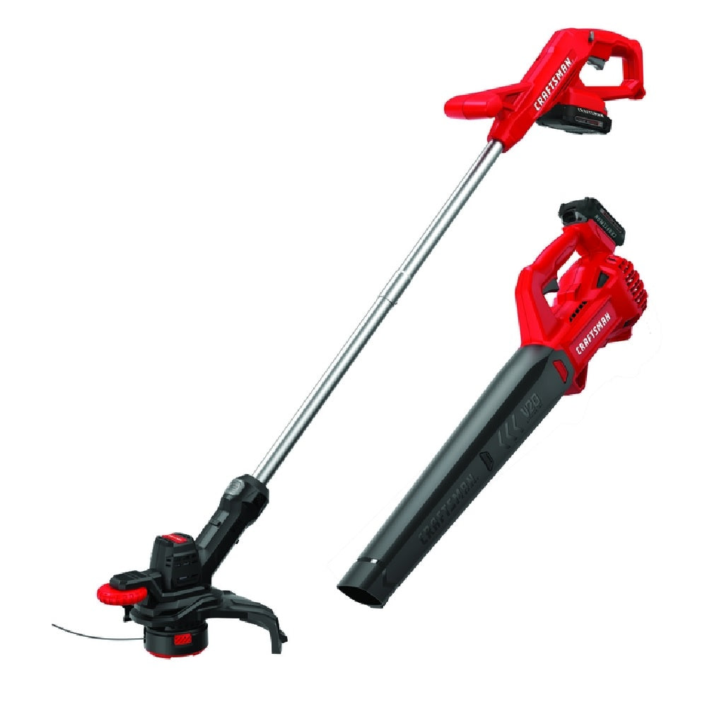 Craftsman CMCK279C2 Weedwacker Cordless Trimmer and Blower Combo Kit