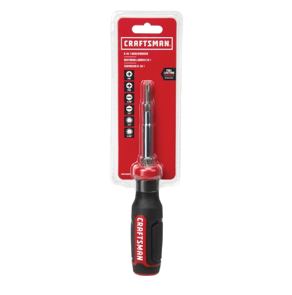 Craftsman CMHT68000 Multi-Bit Screwdriver, Black