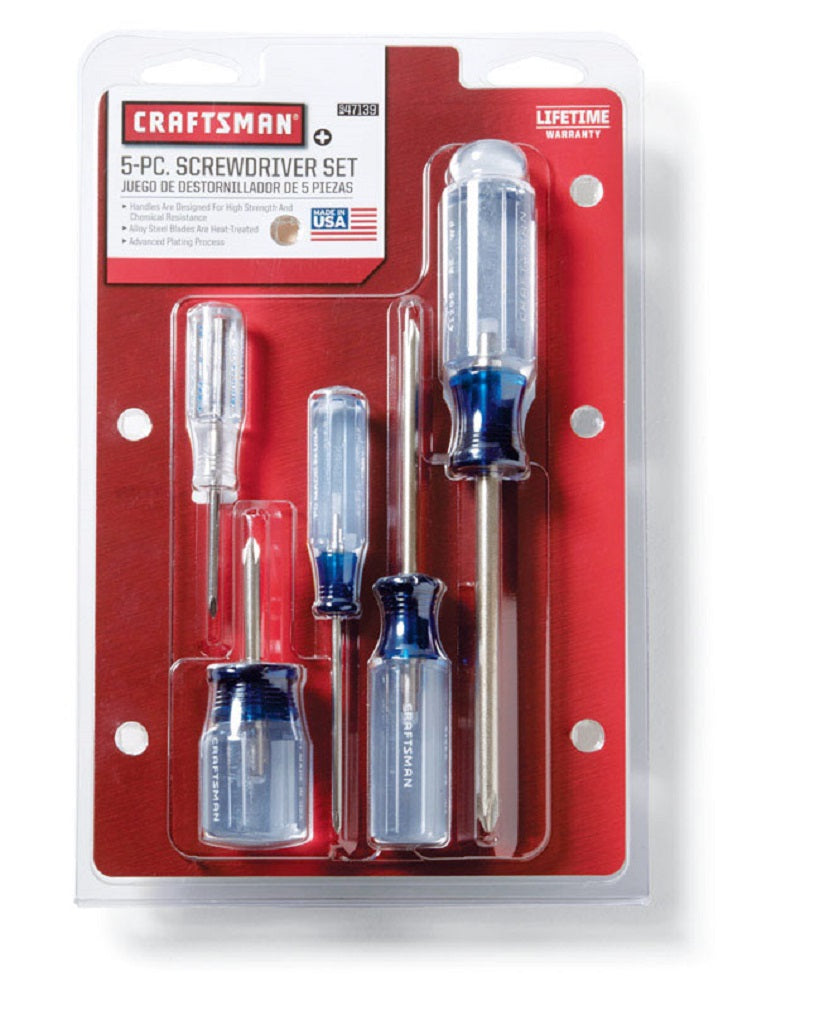 Craftsman CMHT65011 Phillips Screwdriver Set, 5 Piece