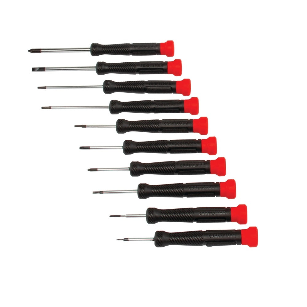 Craftsman CMHT65070 Screwdriver Set, Black/Red
