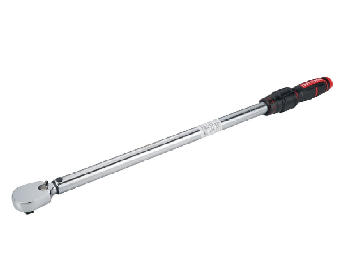 Craftsman CMMT99434 Click Torque Wrench, Black/Red