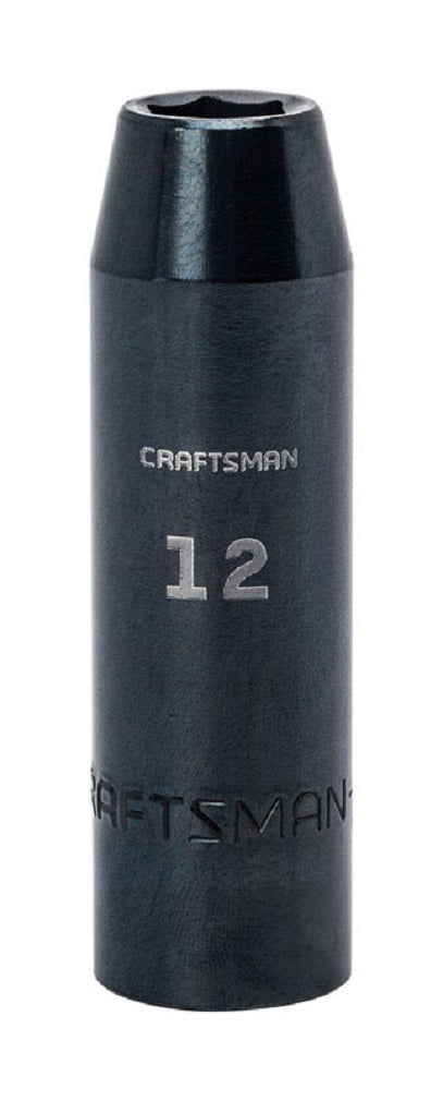 Craftsman CMMT16073 Deep Impact Socket, Metric, Alloy Steel