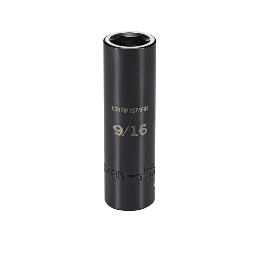 Craftsman CMMT15998 Deep Impact Socket, SAE, Alloy Steel