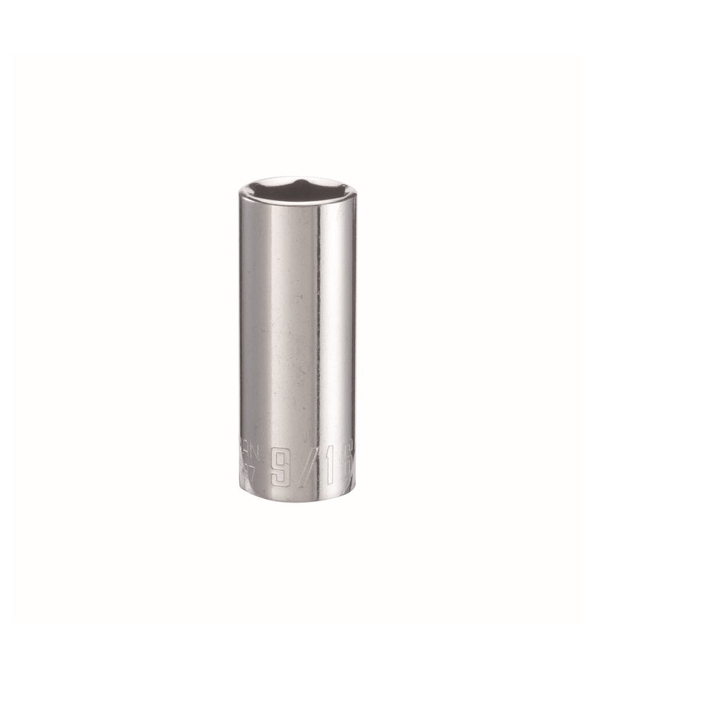 Craftsman CMMT43587 Deep Socket, 9/16 Inch x 1/4 Inch