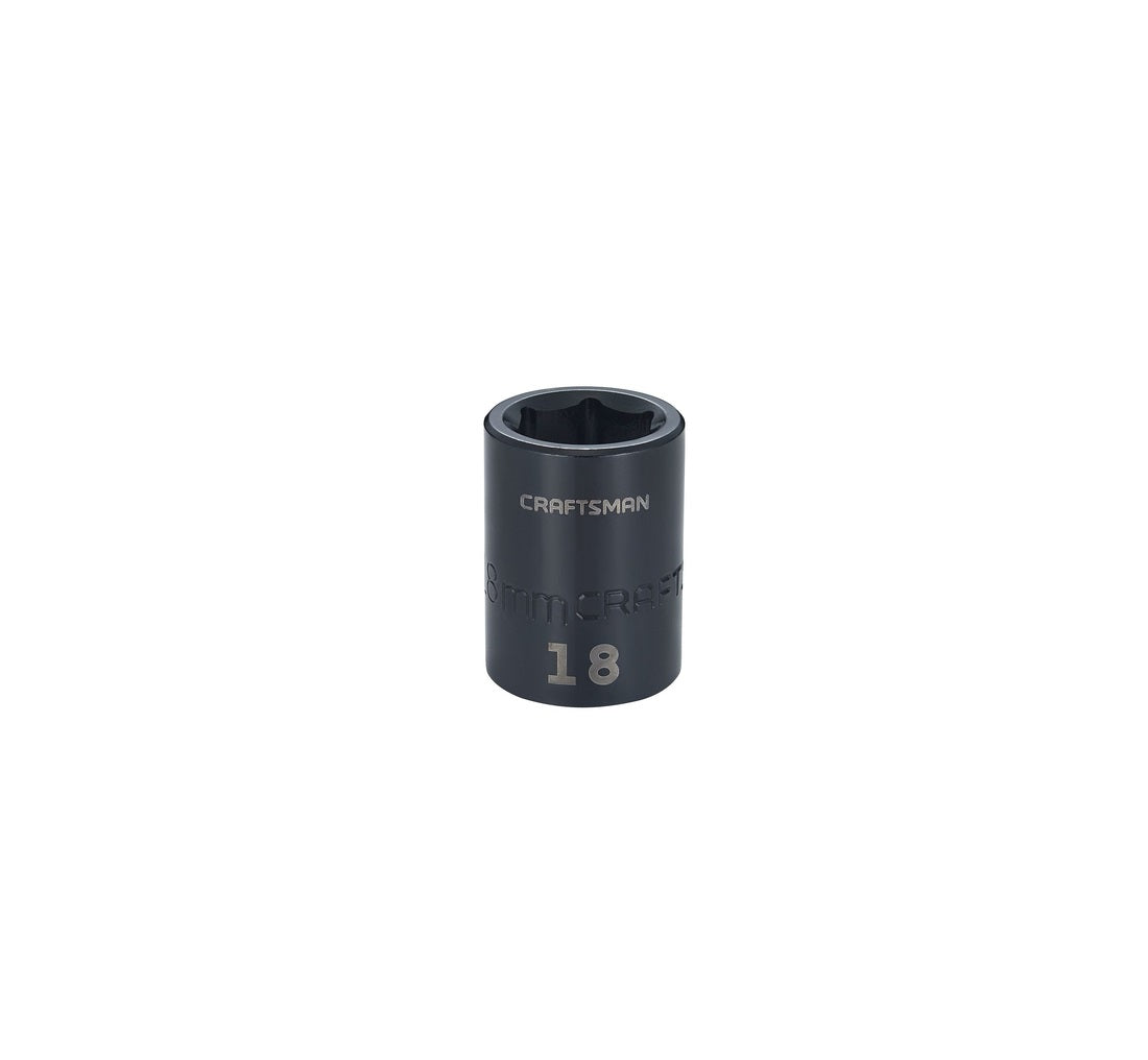 Craftsman CMMT15866 Metric 6 Point Impact Socket, 1/2 inch