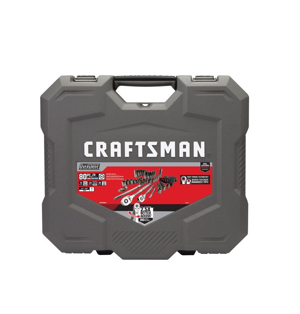 Craftsman CMMT99080L Overdrive Metric/SAE Mechanic's Tool Set — LIfe ...