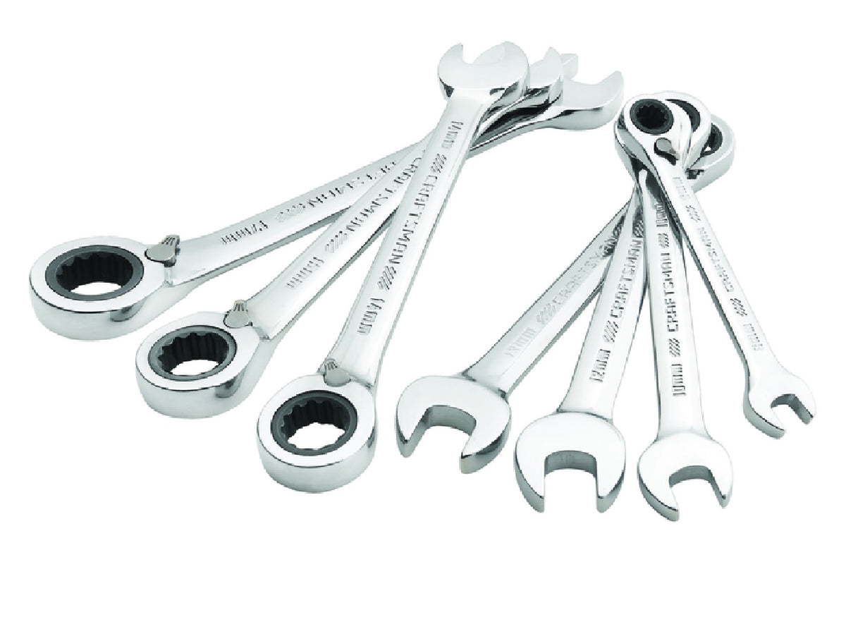 Craftsman CMMT87023 Metric Ratcheting Combination Wrench Set