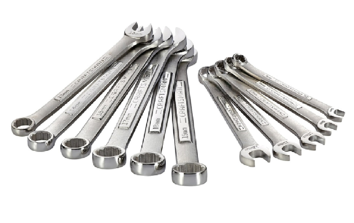 Craftsman CMMT10947 Metric Wrench Set, Silver