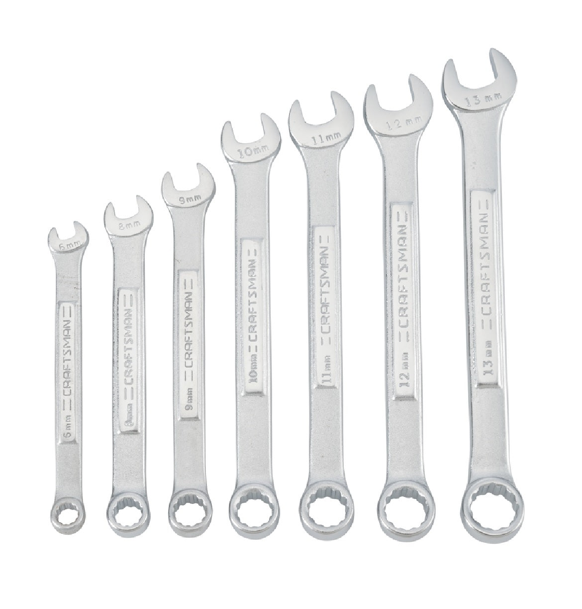 Craftsman CMMT21086 Metric Wrench Set, Silver