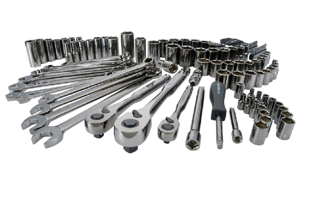 Craftsman CMMT12033  Metric and SAE Mechanic's Tool Set, Gunmetal Chrome