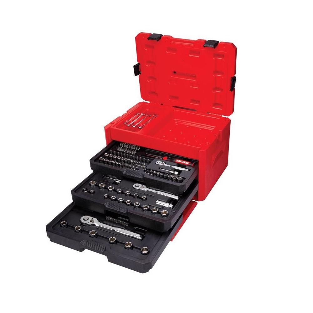 Craftsman CMMT45243 Metric and SAE Mechanic's Tool Set, Steel