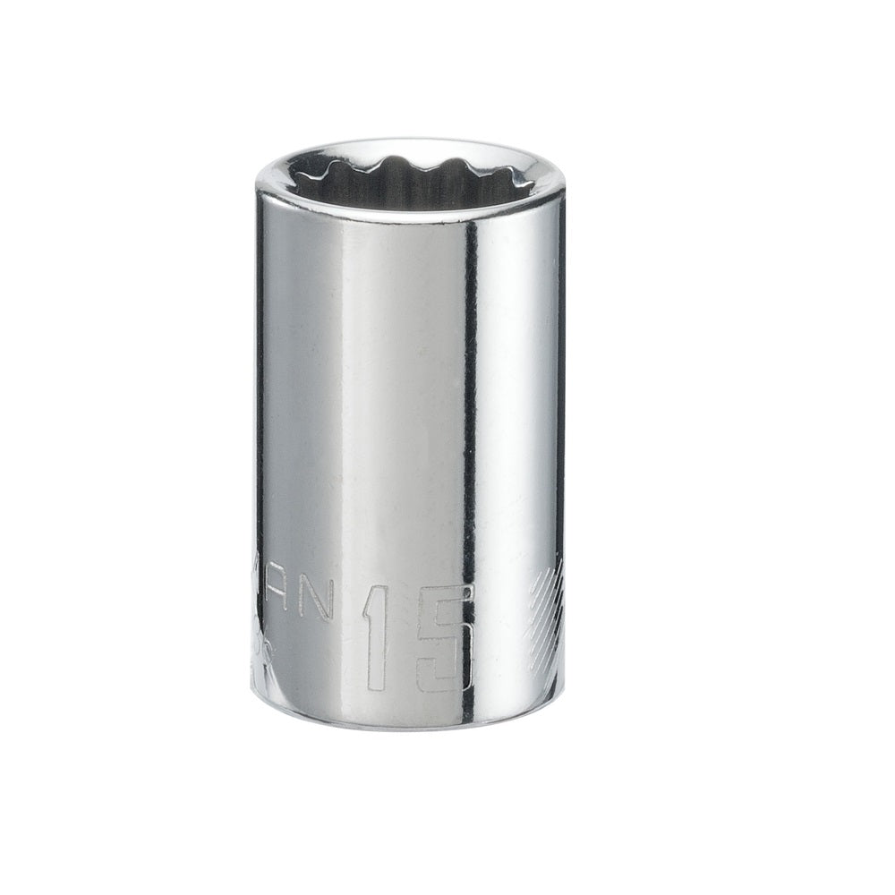 Craftsman CMMT44236 12 Point Shallow Socket, 15 MM