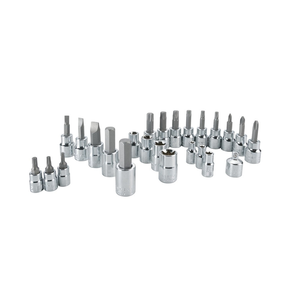 Craftsman CMMT99258 6 Point Socket & Bit Set, Polished Chrome