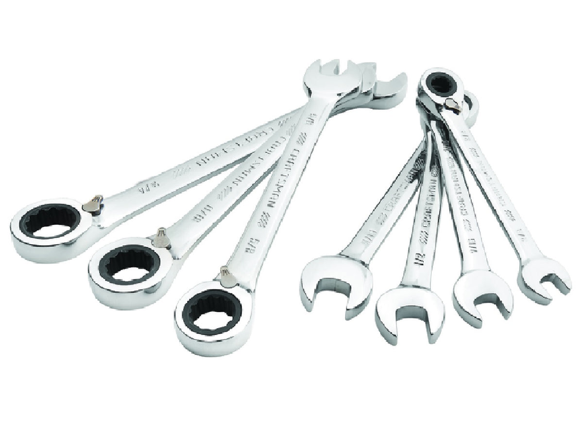 Craftsman CMMT87024 Ratcheting Combination Wrench Set, Alloy Steel