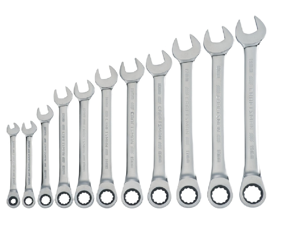Craftsman CMMT87021 Ratcheting Combination Wrench Set