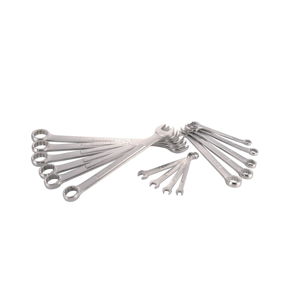 Craftsman CMMT12067 SAE Combination Wrench Set, Silver
