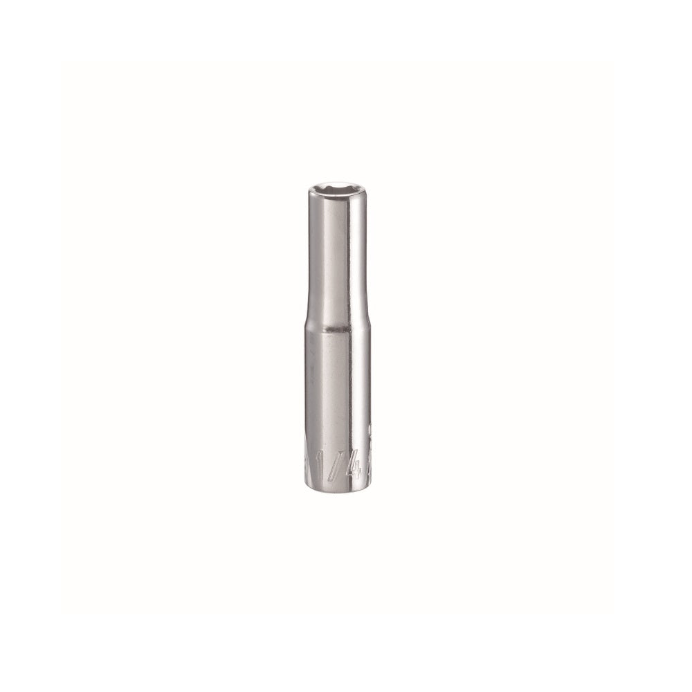 Craftsman CMMT43573 SAE 6 Point Deep Socket, 1/4 Inch x 1/4 Inch