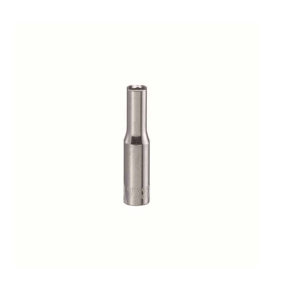 Craftsman CMMT43572 SAE 6 Point Deep Socket, 7/32 Inch x 1/4 Inch