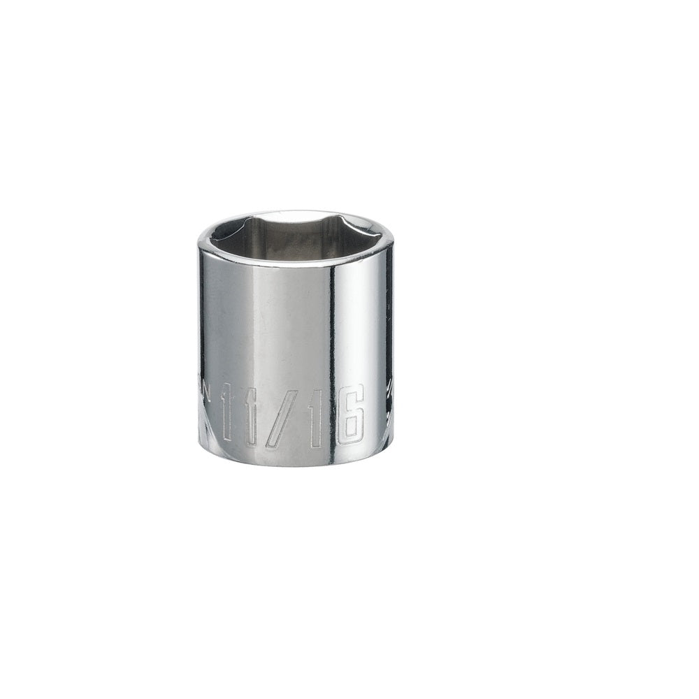 Craftsman CMMT43006 SAE 6 Point Standard Shallow Socket, 11/16 Inch