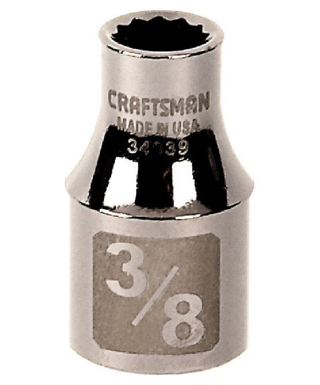 Craftsman CMMT47500 Shallow Socket, 3/8 Inch
