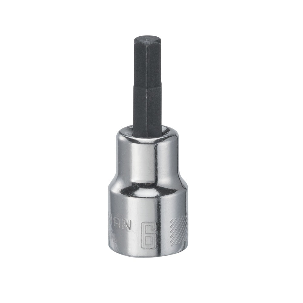 Craftsman CMMT42676 Standard Hex Bit Socket, 6 MM x 3/8 Inch