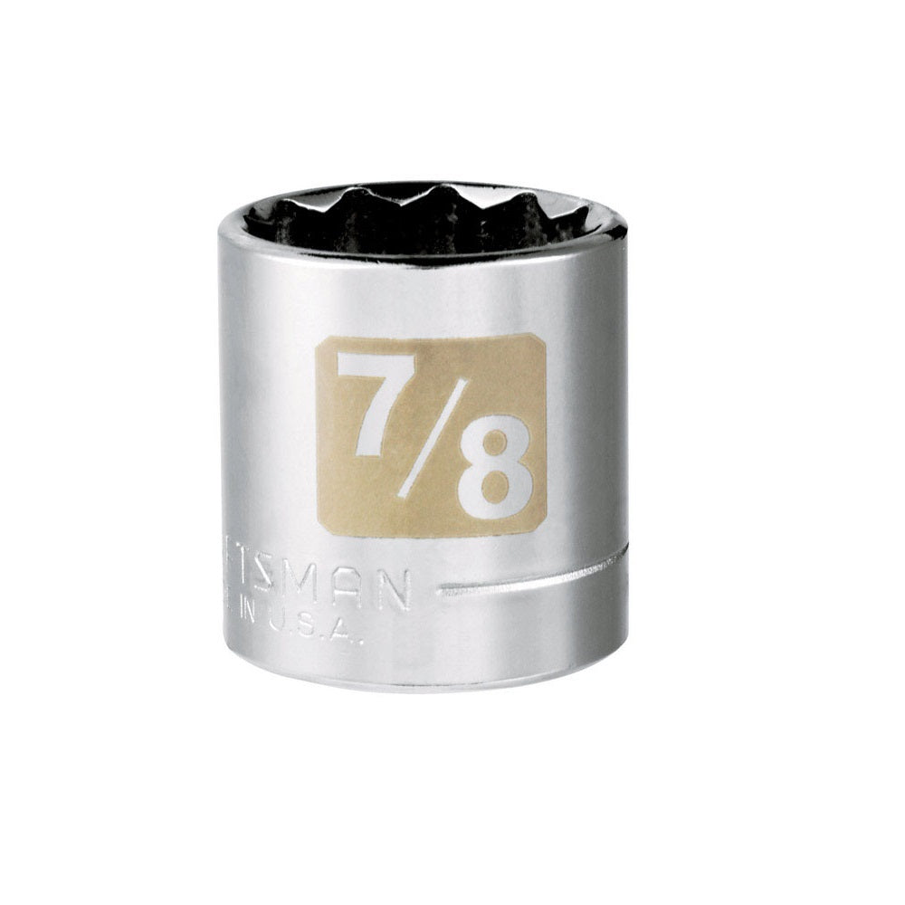 Craftsman CMMT44339 Standard Socket, 7/8 Inch x 3/8 Inch