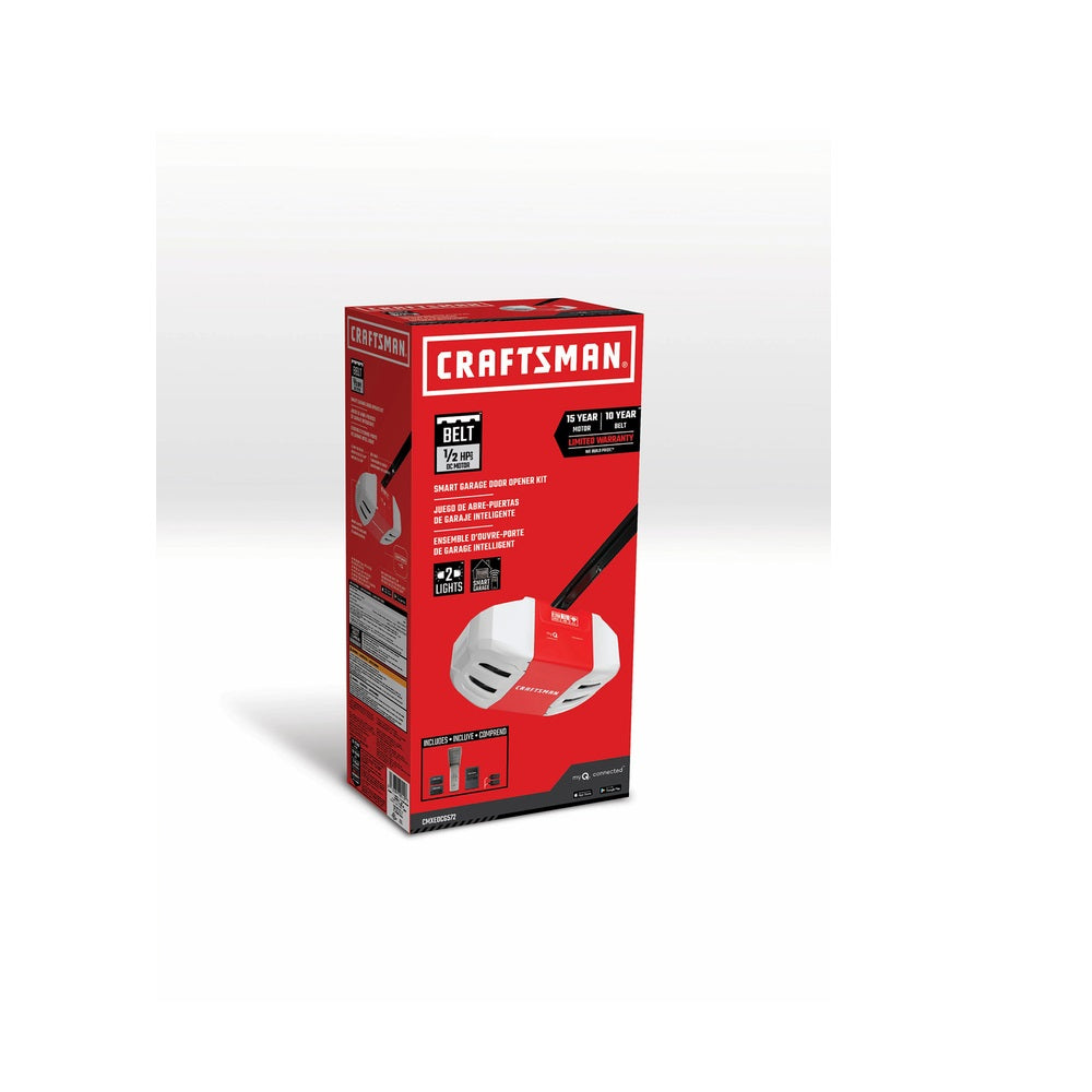 Craftsman CMXEOCG572 Chamberlain Smart Garage Door Opener, 1/2 HP