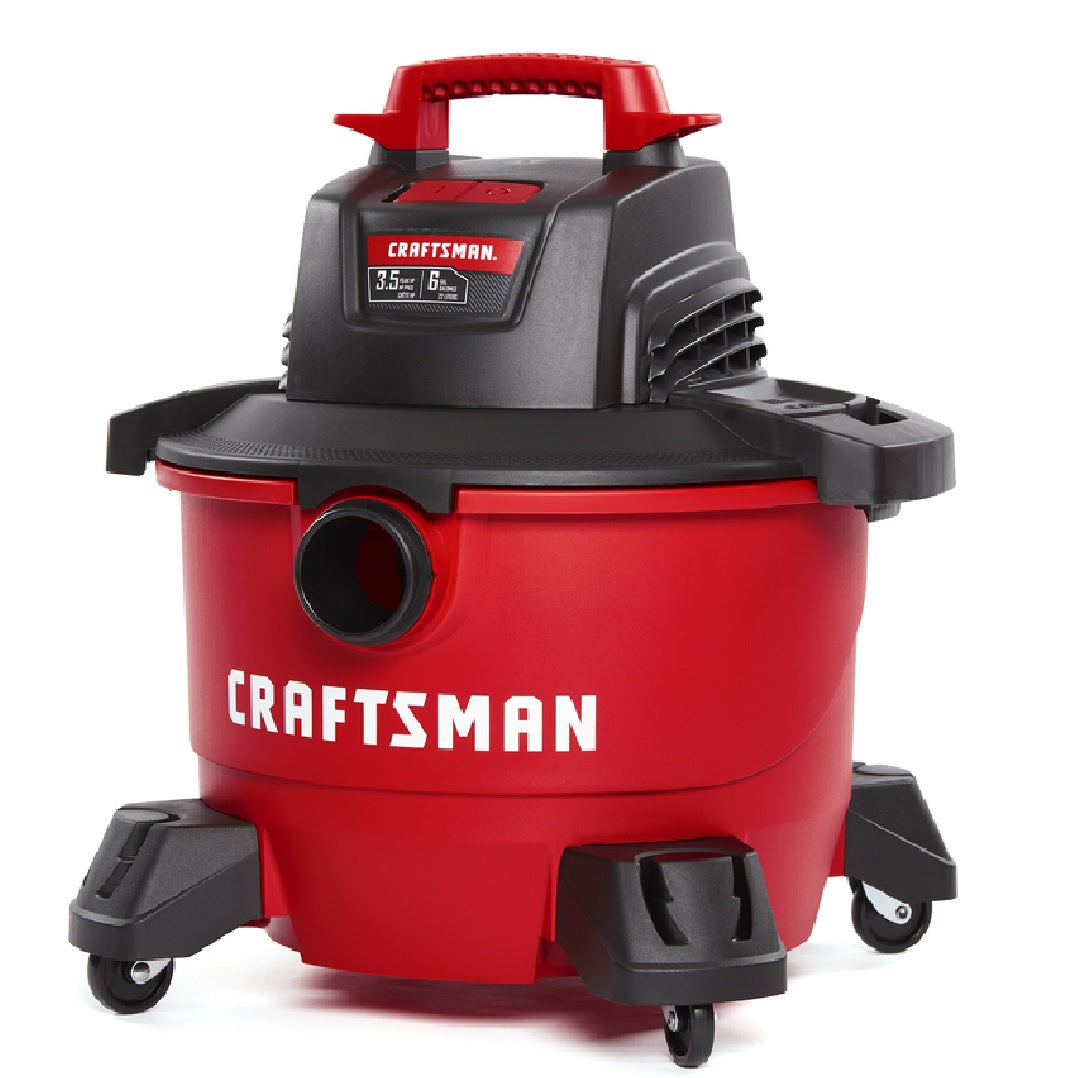 Craftsman CMXEVBE17584 Corded Wet/Dry Vacuum, Red