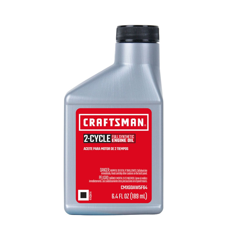 Craftsman CMXG0AW5F64 2-Cycle Full Synthetic Engine Oil, 6.4 Oz