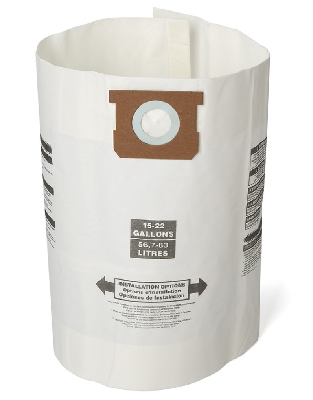 Craftsman CMXZVBE38772 Wet/Dry Vacuum Filter Bag, White