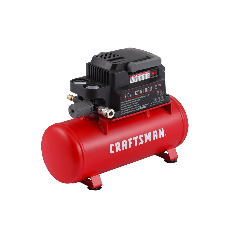 Craftsman 0200243 Horizontal Portable Air Compressor Tank, 125 PSI