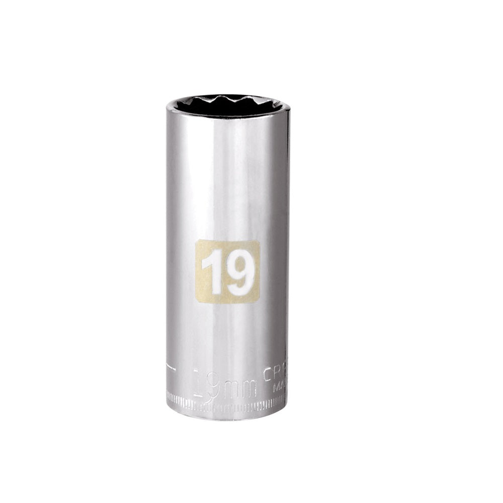 Craftsman 00950676 Metric 12 Point Deep Socket, 19 MM x 3/8 Inch