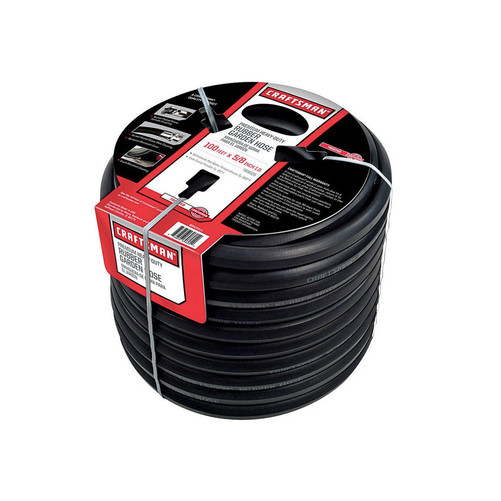 Craftsman 21133976 Premium Heavy Duty Garden Hose, 5/8 Inch x 100 Feet