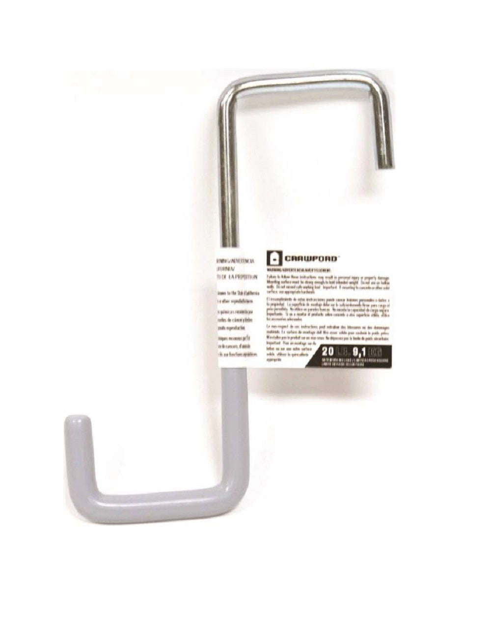 Crawford RH26-25 Rafter Hook, Gray, Steel