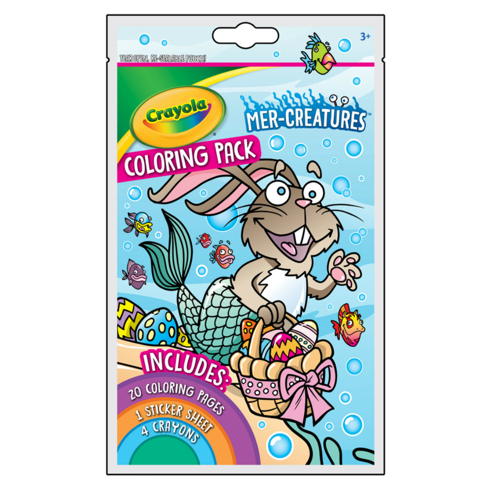 Crayola 54209 Mer-Creatures Coloring Pack, Paper