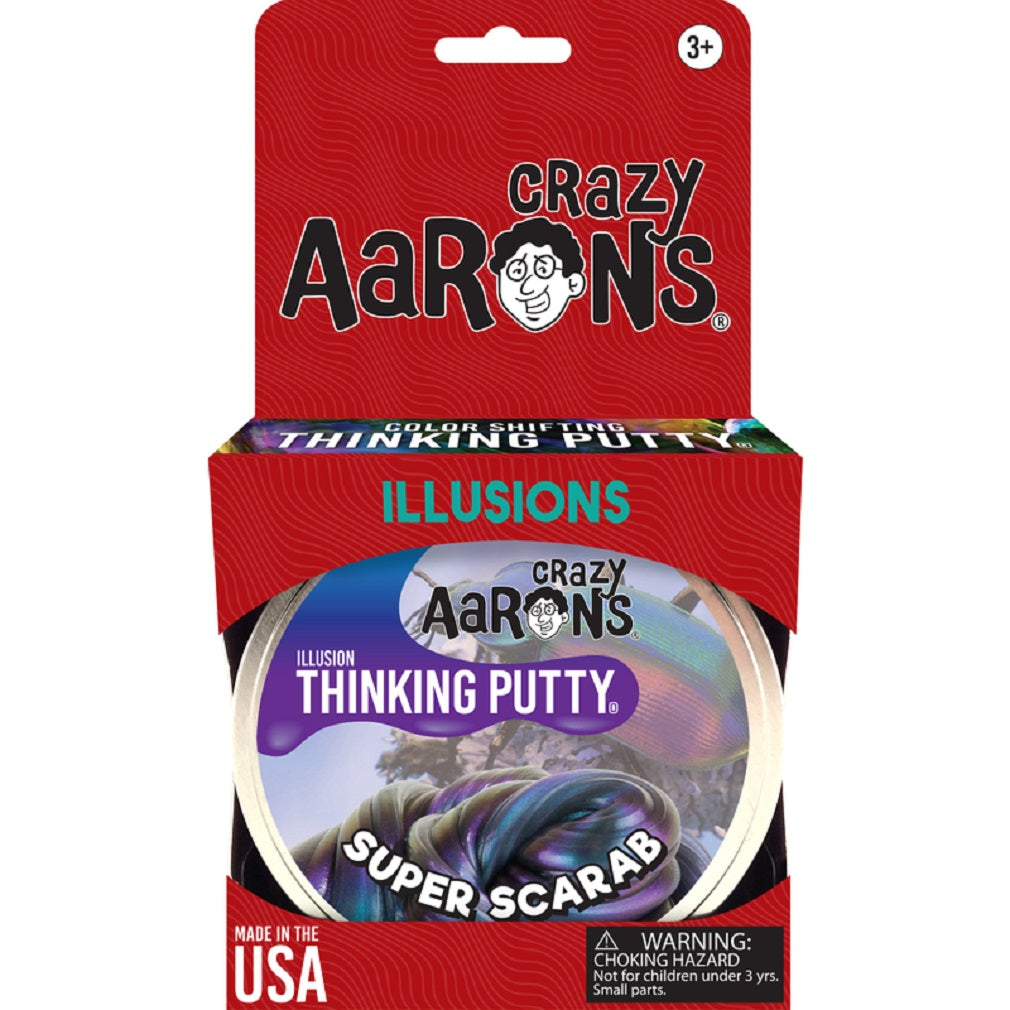 Crazy Aaron's SC020 Illusion Thinking Putty Super Scarab Putty, Multi color